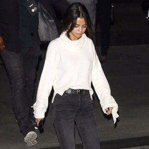 Madewell mock-neck tie cuff top sweater bow sleeve